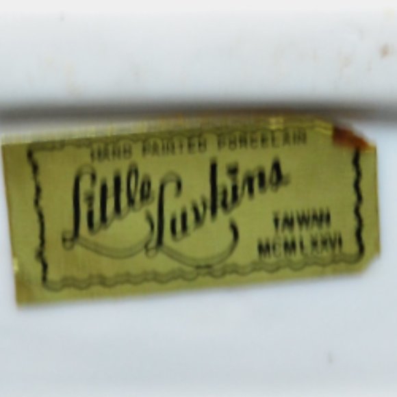 Set Of 2 Vintage Little Luvkins Figurines With Votive Candle Holders Taiwan - Picture 10 of 10